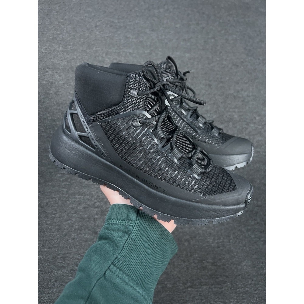 New Kizik Unisex Wasatch Mid Waterproof Hiking Black Shoes Boots Men 4.5 Women 6